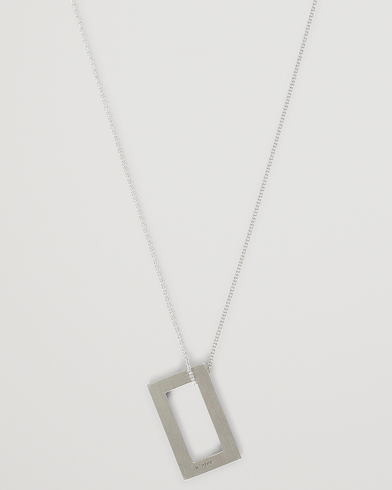 Mies | Luxury Brands | LE GRAMME | Rectangular Necklace Le 3.4 Sterling Silver