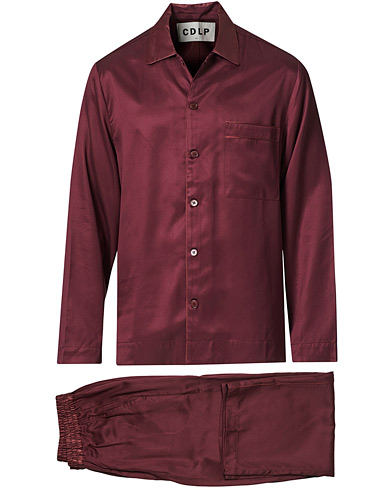 Pyjamasetti |  Home Suit Long Sleeve Burgundy