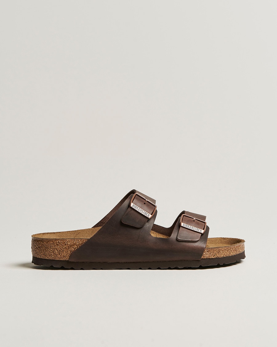 BIRKENSTOCK Arizona Classic Footbed Habana Oiled Leather – Ruskea