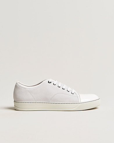 Mies |  | Lanvin | Patent Cap Toe Sneaker White