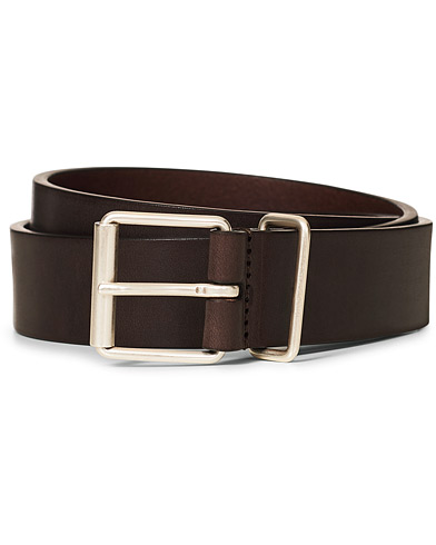 Miehet | Sileä Vyö | Anderson's | Classic Casual 3 cm Leather Belt Brown