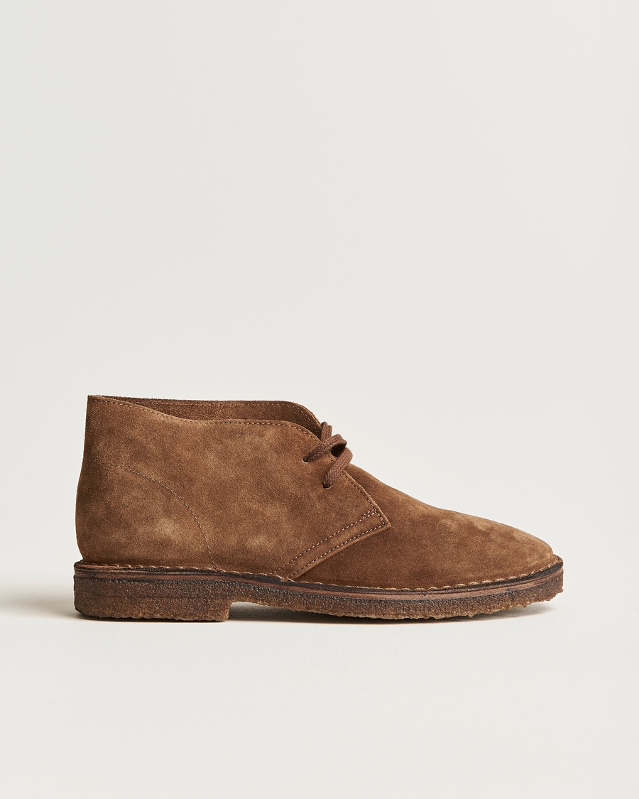 Drake's Clifford Suede Desert Boots Light Brown – Ruskea