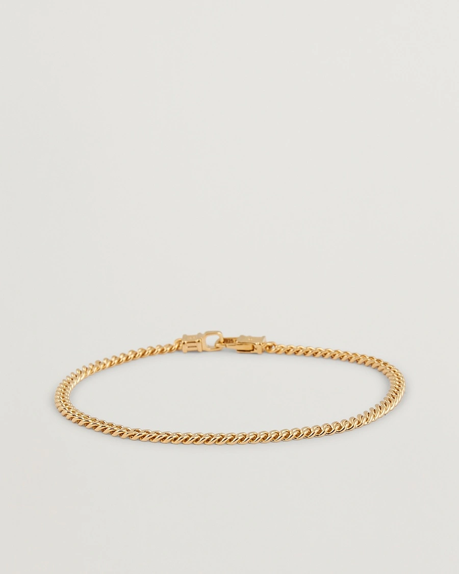 Tom Wood Curb Bracelet M Gold – Kulta
