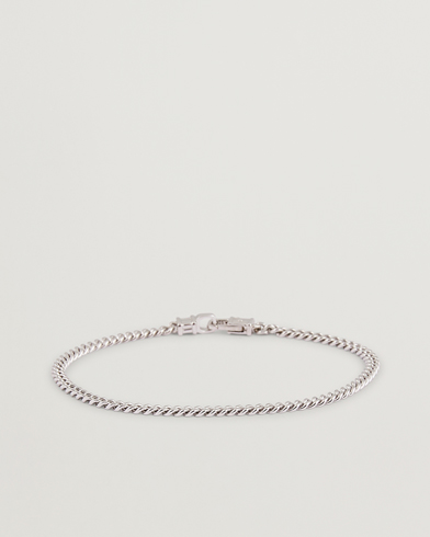 Mies |  | Tom Wood | Curb Bracelet M Silver