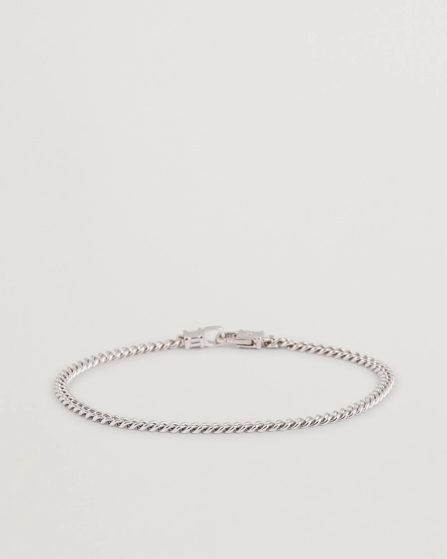 Tom Wood Curb Bracelet M Silver – Hopea