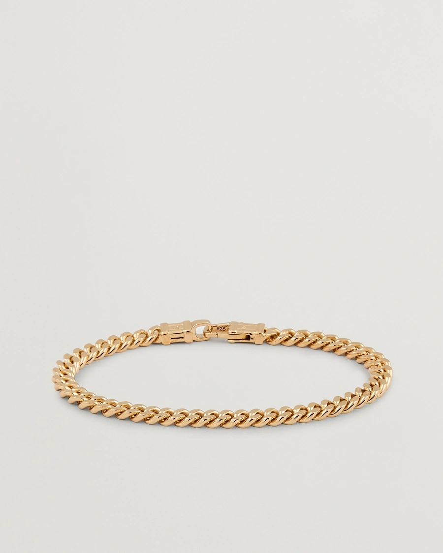 Tom Wood Curb Bracelet L Gold – Kulta