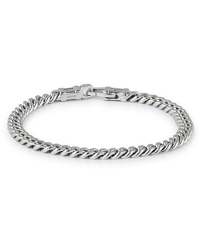 Mies |  | Tom Wood | Curb Bracelet L Silver