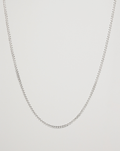 Mies | New Nordics | Tom Wood | Curb Chain M Necklace Silver