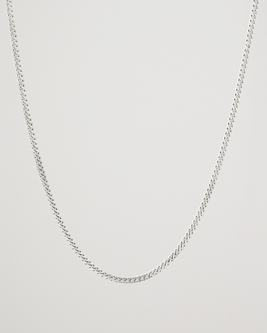 Tom Wood Curb Chain M Necklace Silver – Hopea