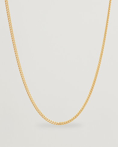  |  Curb Chain M Necklace Gold