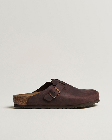Mies | Sandaalit ja tohvelit | BIRKENSTOCK | Boston Classic Footbed Habana Oiled Leather