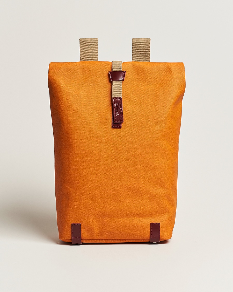 Brooks England Pickwick Cotton Canvas 26L Backpack Goose Beak/Maroon – Oranssi