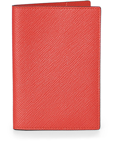 Miehet | Passikotelo | Smythson | Panama Passport Cover Scarlet Red