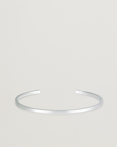 Mies | Luxury Brands | LE GRAMME | Ribbon Bracelet Brushed Sterling Silver 7g