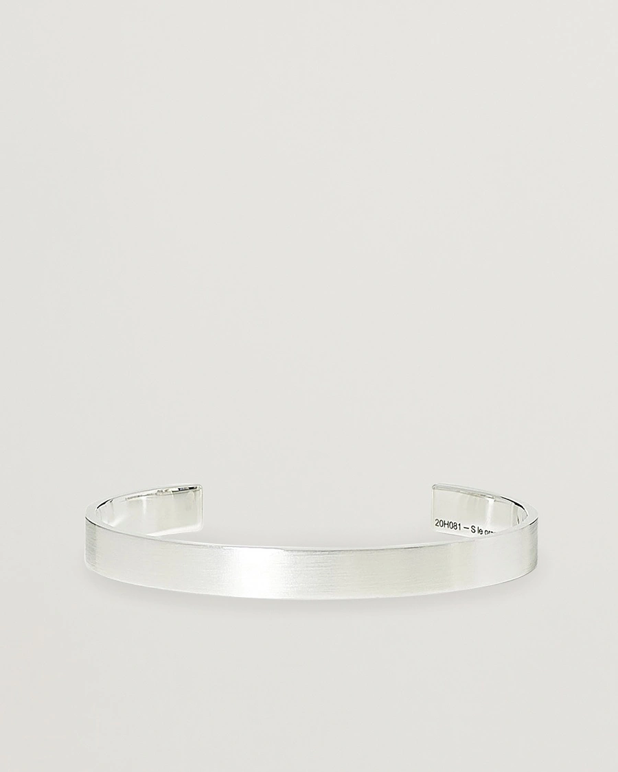 LE GRAMME Ribbon Bracelet Brushed Sterling Silver 21g – Hopea