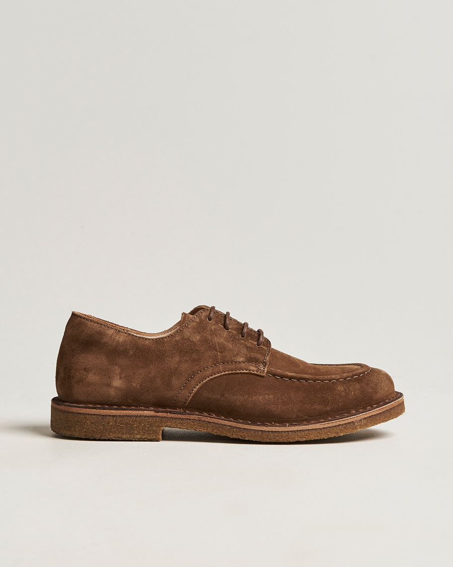 Astorflex Carlflex Derby Dark Khaki Suede – Ruskea