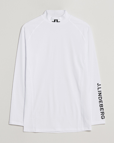 Mies | Pitkähihaiset t-paidat | J.Lindeberg | Aello Soft Compression Tee White