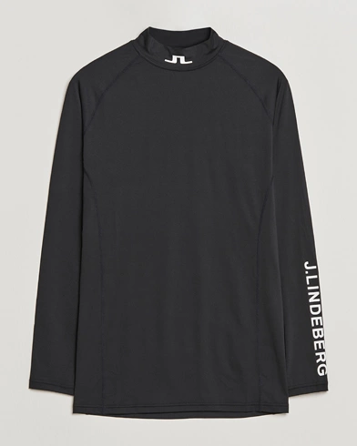 Mies | Pitkähihaiset t-paidat | J.Lindeberg | Aello Soft Compression Tee Black