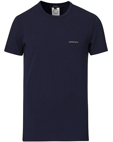 Mies | Lyhythihaiset t-paidat | Versace | Logo Tee Navy