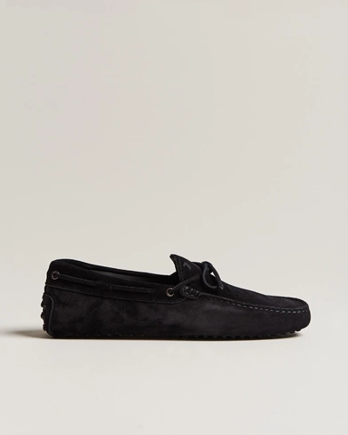 Mies | Mokkakengät | Tod's | Lacetto Gommino Carshoe Black Suede