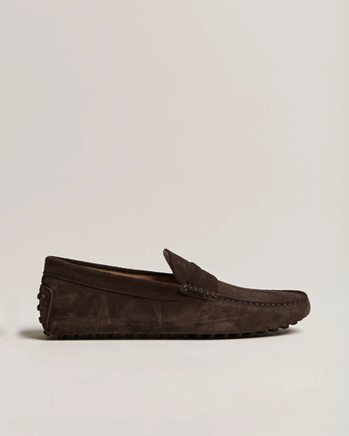 Mies | Tod's | Tod's | City Gommino Dark Brown Suede
