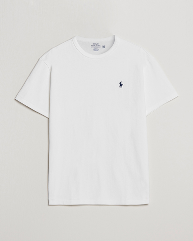 Mies | Lyhythihaiset t-paidat | Polo Ralph Lauren | Heavyweight Crew Neck T-Shirt White