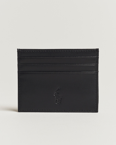 Mies | Korttilompakot | Polo Ralph Lauren | Leather Credit Card Holder Black