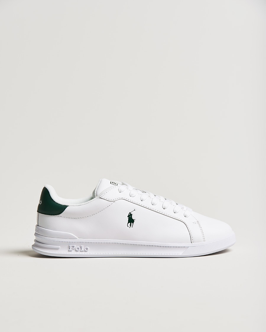 Polo Ralph Lauren Heritage Court Sneakers White/College Green – Valkoinen