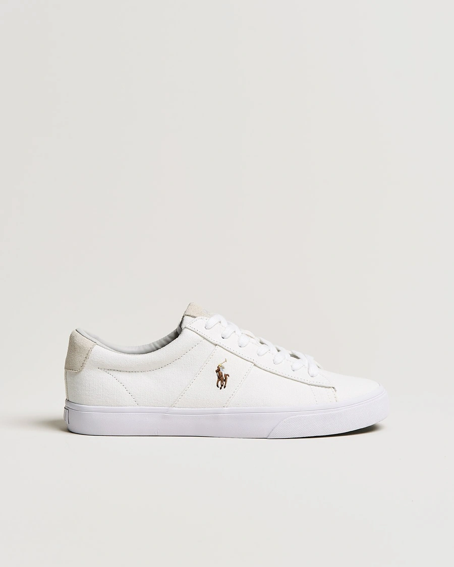 Polo Ralph Lauren Sayer Canvas Sneakers White – Valkoinen