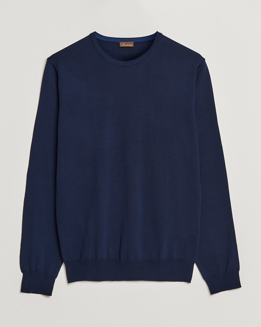 Stenströms Merino Crew Neck Navy – Sininen