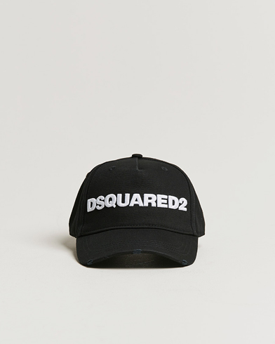 Mies |  | Dsquared2 | Lettering Logo Baseball Cap Black/White
