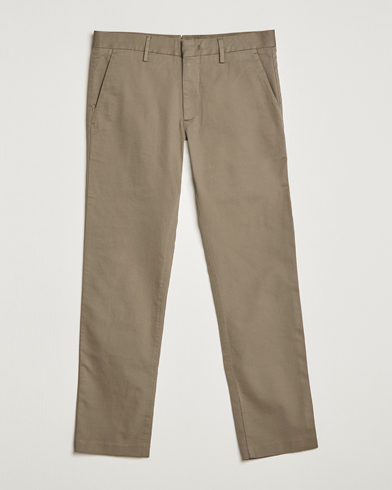 Mies | Alla produkter | NN07 | Theo Regular Fit Stretch Chinos Green Stone