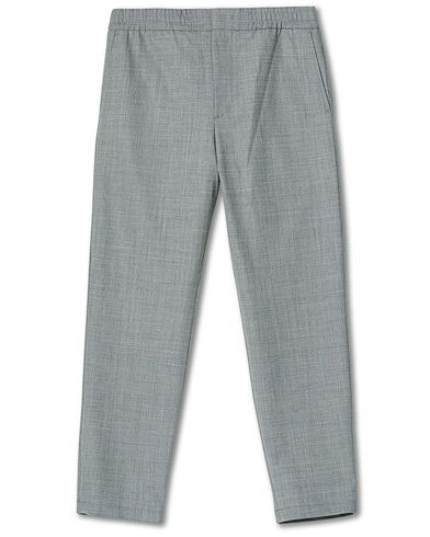 Kurenauhahousut |  Foss Drawstring Trousers Grey Melange