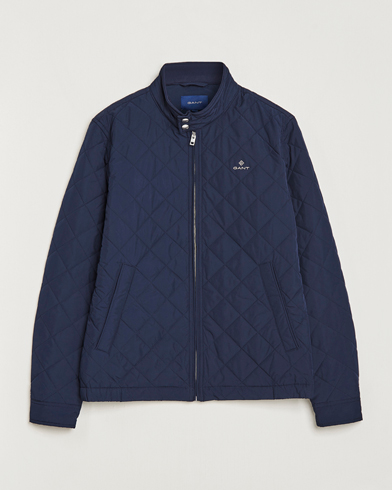 Mies |  | GANT | The Quilted Windcheater Evening Blue