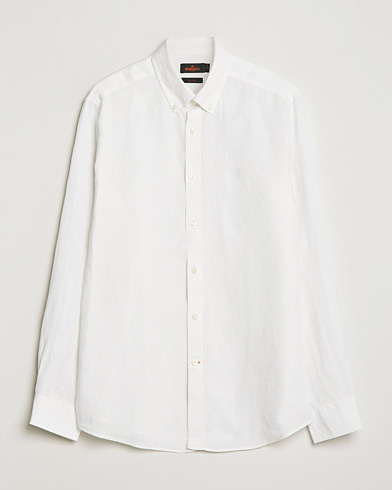 Mies |  | Morris | Douglas Linen Button Down Shirt White