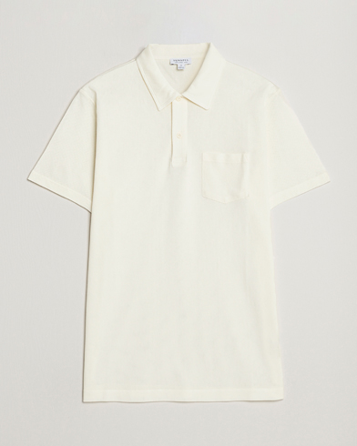 Mies | Sunspel | Sunspel | Riviera Polo Shirt Archive White