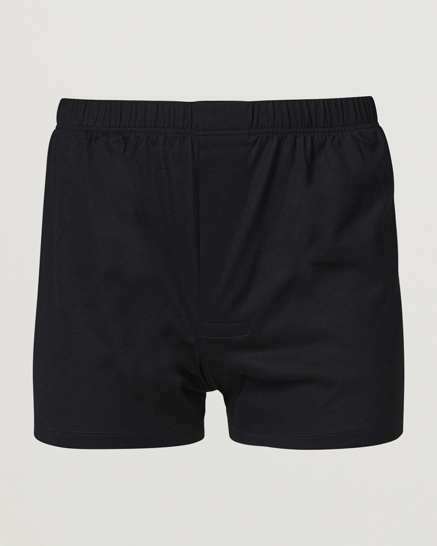 Bresciani Cotton Boxer Brief Black – Musta