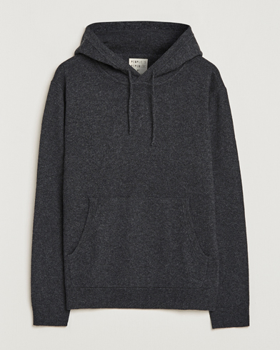 Mies | People's Republic of Cashmere | People's Republic of Cashmere | Cashmere Hoodie Dark Grey