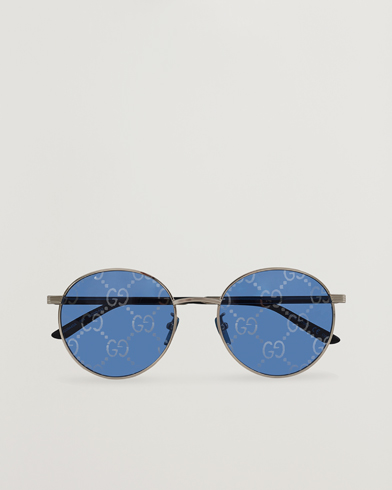 Mies | Pyöreät aurinkolasit | Gucci | GG0944SA Sunglasses Silver/Blue