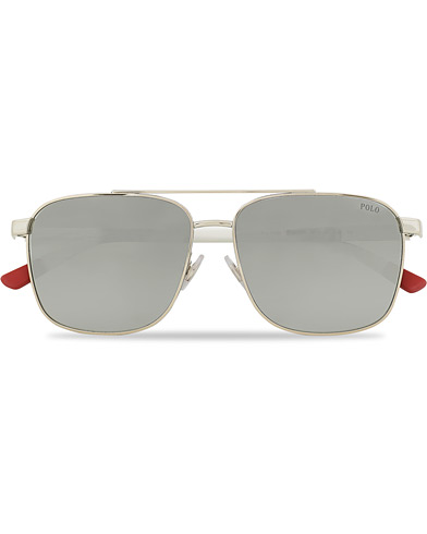 Neliskulmaiset aurinkolasit |  PH3135 Sunglasses Silver/Mirror