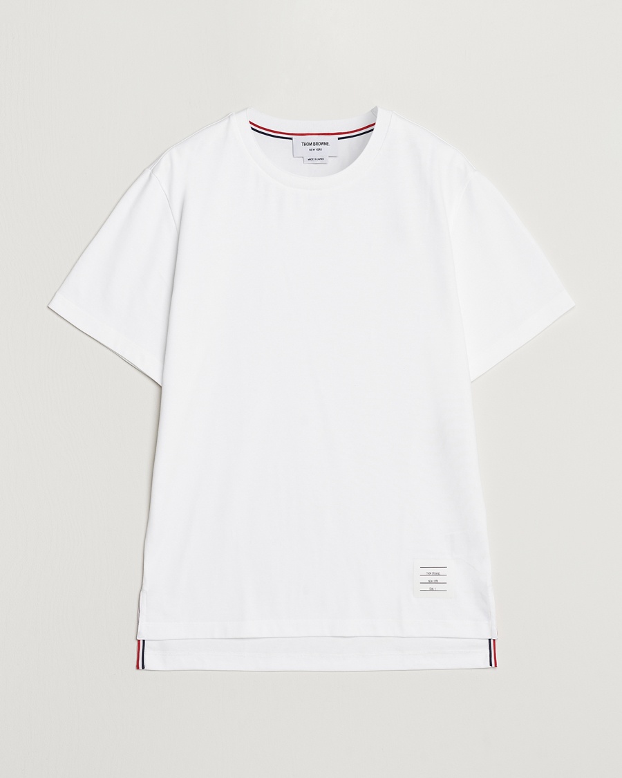 Thom Browne Relaxed Fit Short Sleeve T-Shirt White – Valkoinen