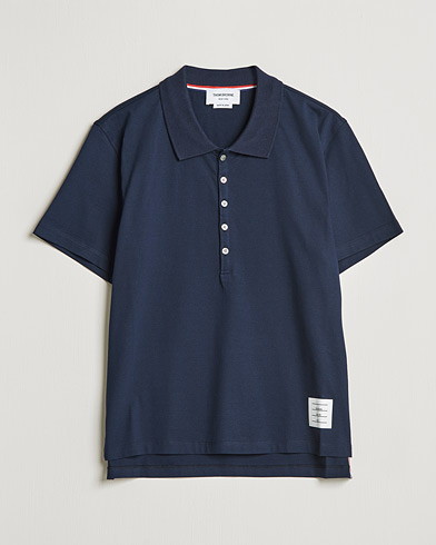 Mies | Pikeet | Thom Browne | Relaxed Fit Polo Navy