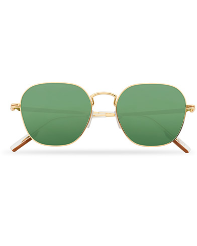Pilottiaurinkolasit |  EZ0174 Sunglasses Shiny Deep Gold/Green