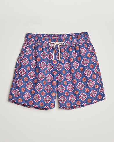 Mies |  | Ripa Ripa | Maestrale Printed Swimshorts Blue/Red