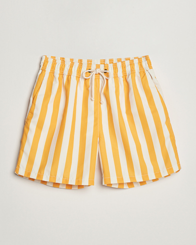 Mies | Uimahousut | Ripa Ripa | Paraggi Striped Swimshorts Yellow/White