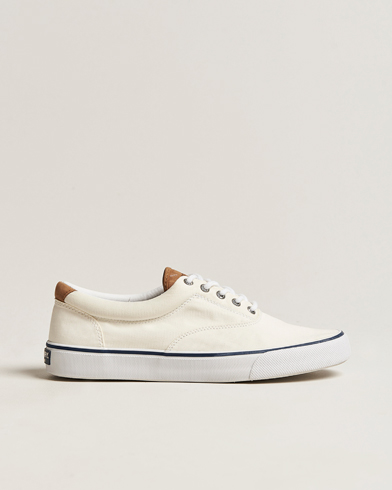Mies | Tennarit | Sperry | Striper II Canvas Sneaker White