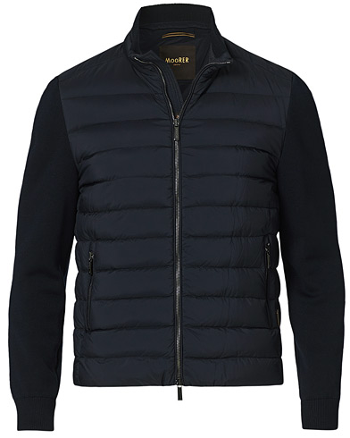 Mies |  | MooRER | Hybrid Padded Jacket Dark Blue