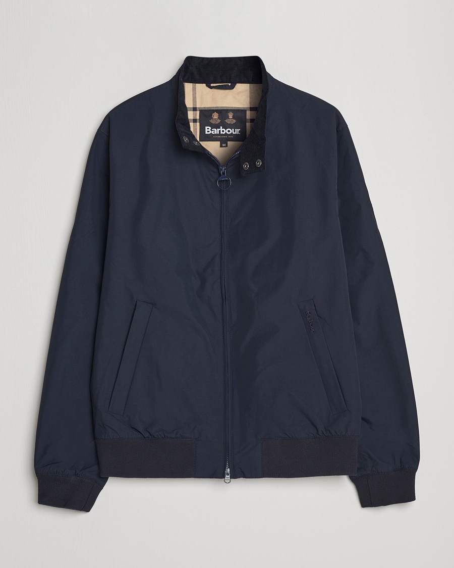 Barbour Lifestyle Royston Casual Harrington Jacket Navy – Sininen