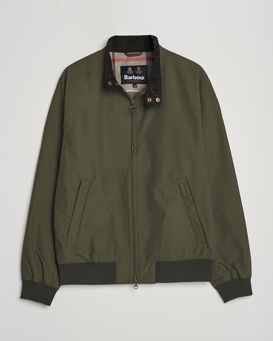 Barbour Lifestyle Royston Casual Harrington Jacket Olive – Vihreä