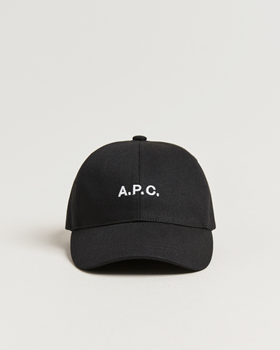 A.P.C. A.P.C.Charlie Baseball CapBlack – Musta